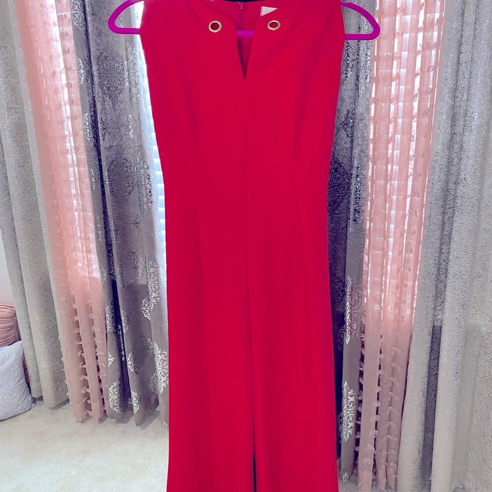 Red One Piece Jumpsuit